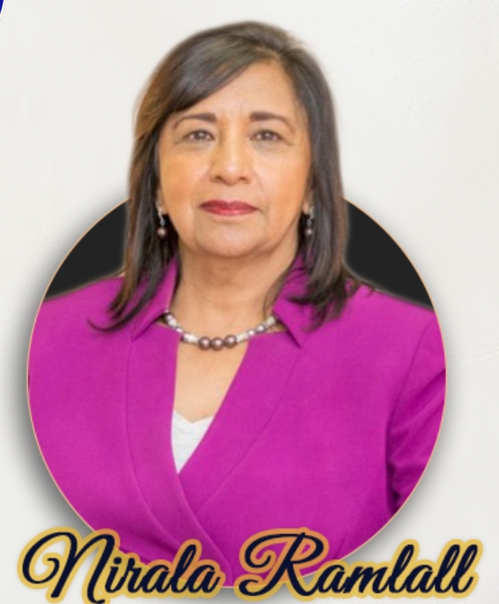 Indian woman wearing a purple suit